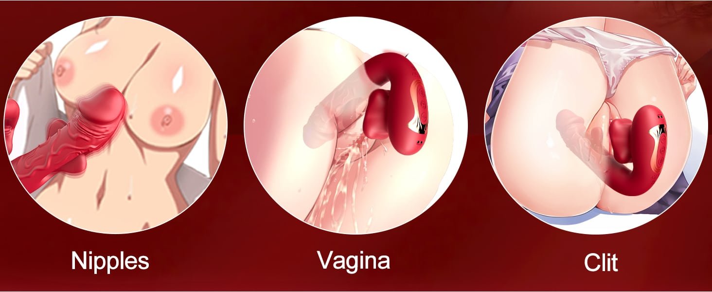 G Spot Vibrator Dildo Adult Female Sex Toy