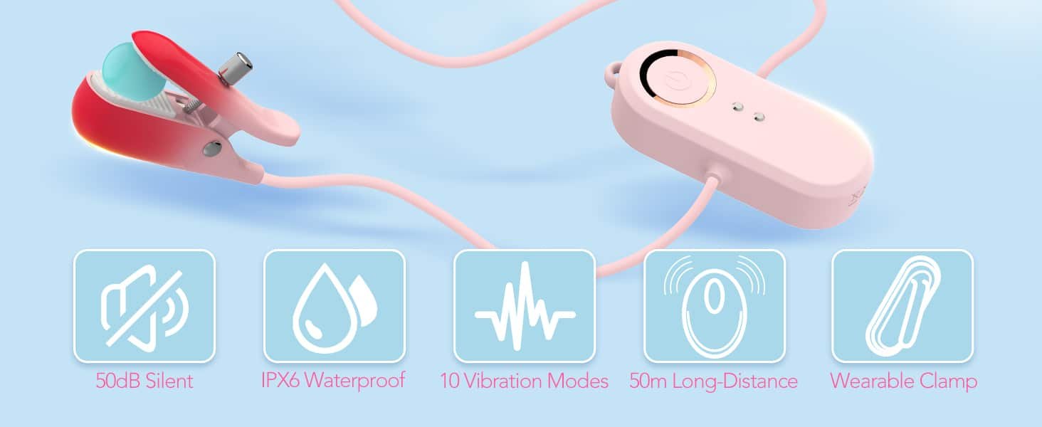 Nipple Clamp Vibrator