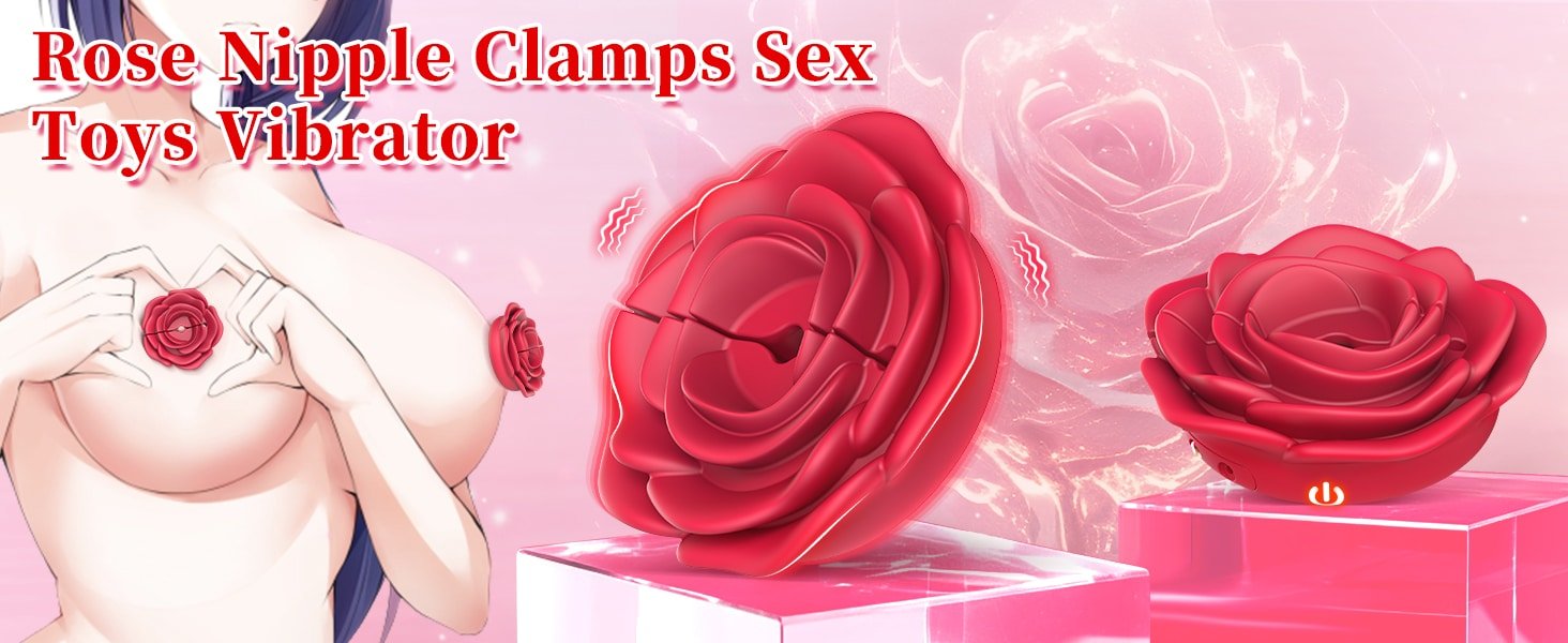 Nipple Vibrator Rose Sex Toys